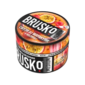 Табак Brusko Medium, 50гр "Смузи из маракуйи и малины"