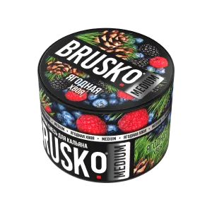 Табак Brusko Medium, 50гр "Ягодная хвоя"